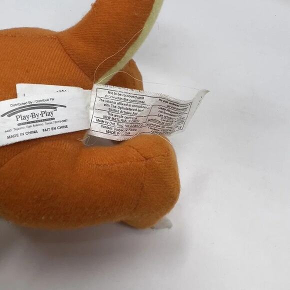 Giant 1999 Pokemon Charizard Charmander Plush Toy 12" Nintendo play by play - Picture 9 of 12